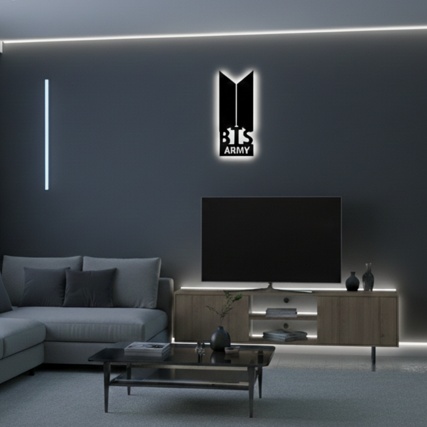 BTS Army LED Wall Logo