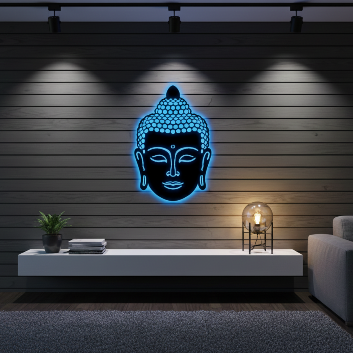Buddha LED Wall Logo
