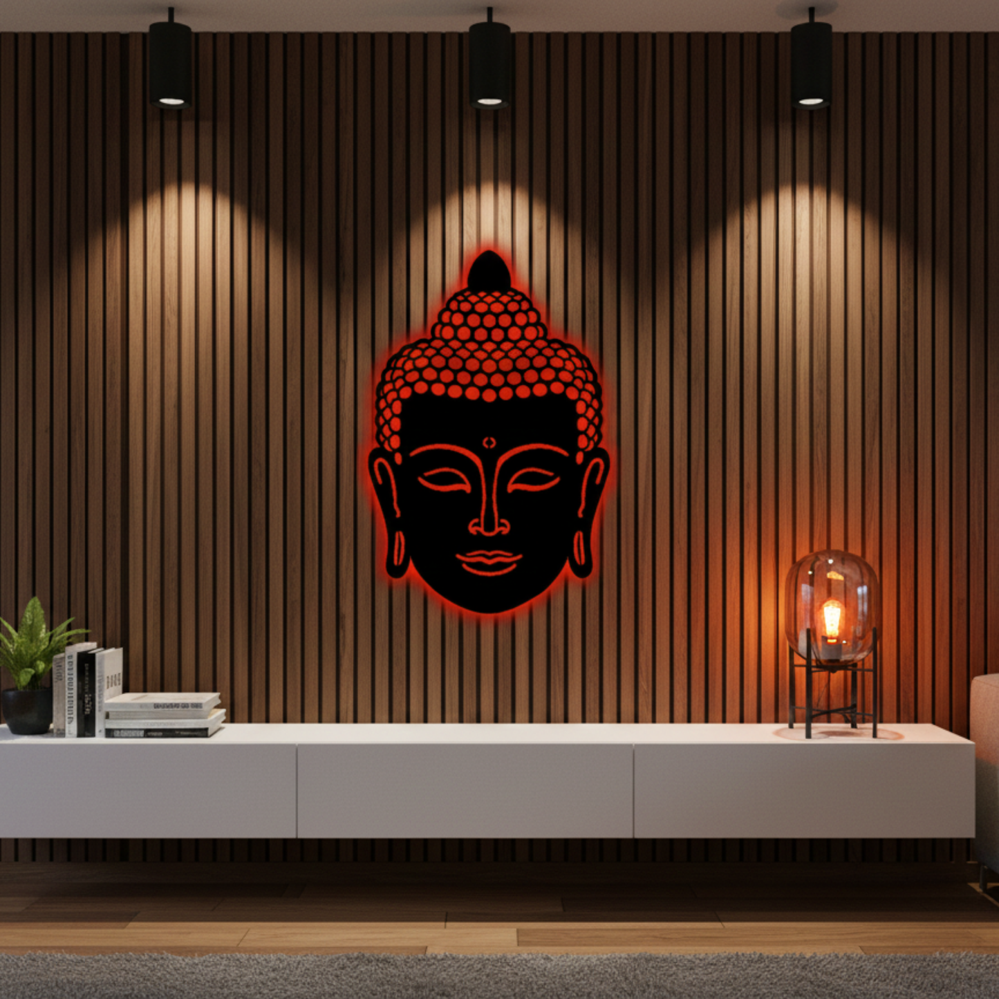 Buddha LED Wall Logo