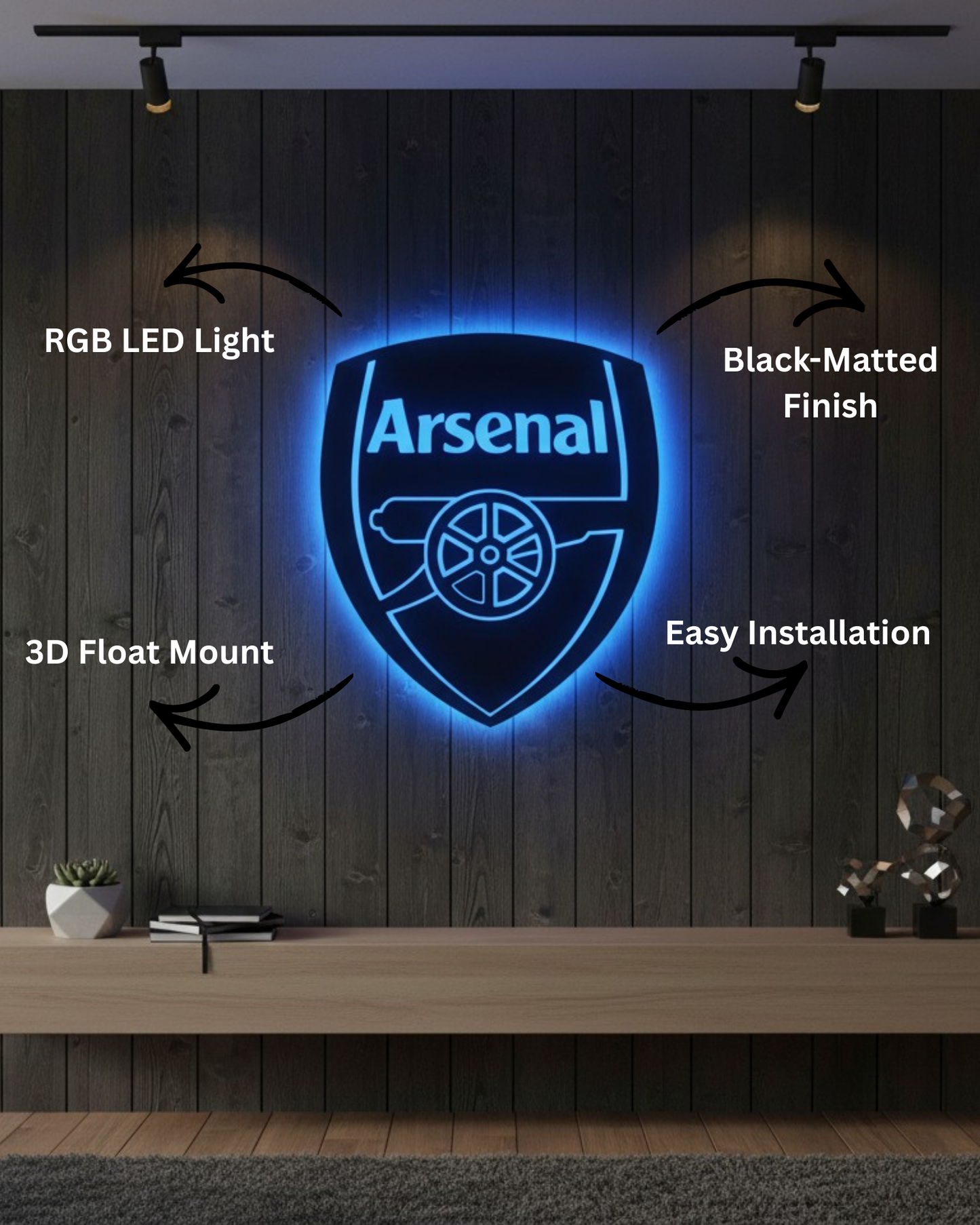 Arsenal LED Wall Décor