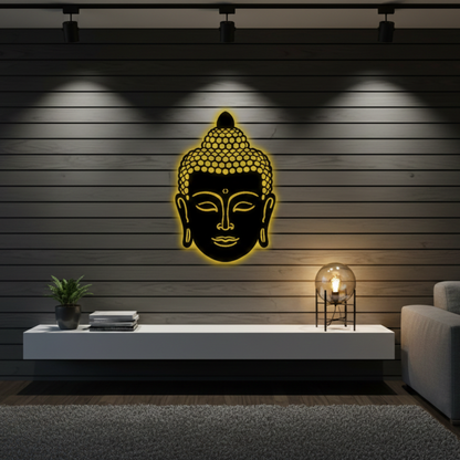 Buddha LED Wall Logo