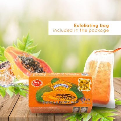 ASANTEE PAPAYA SOAP  (PACK OF 1)