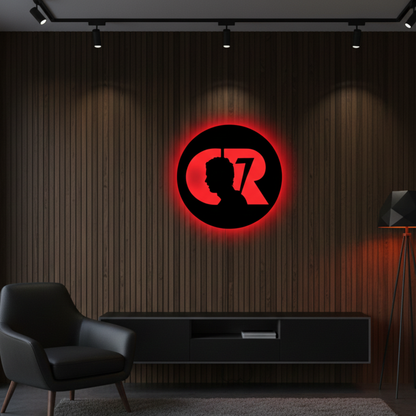 Cristiano Ronaldo (CR7) LED Logo