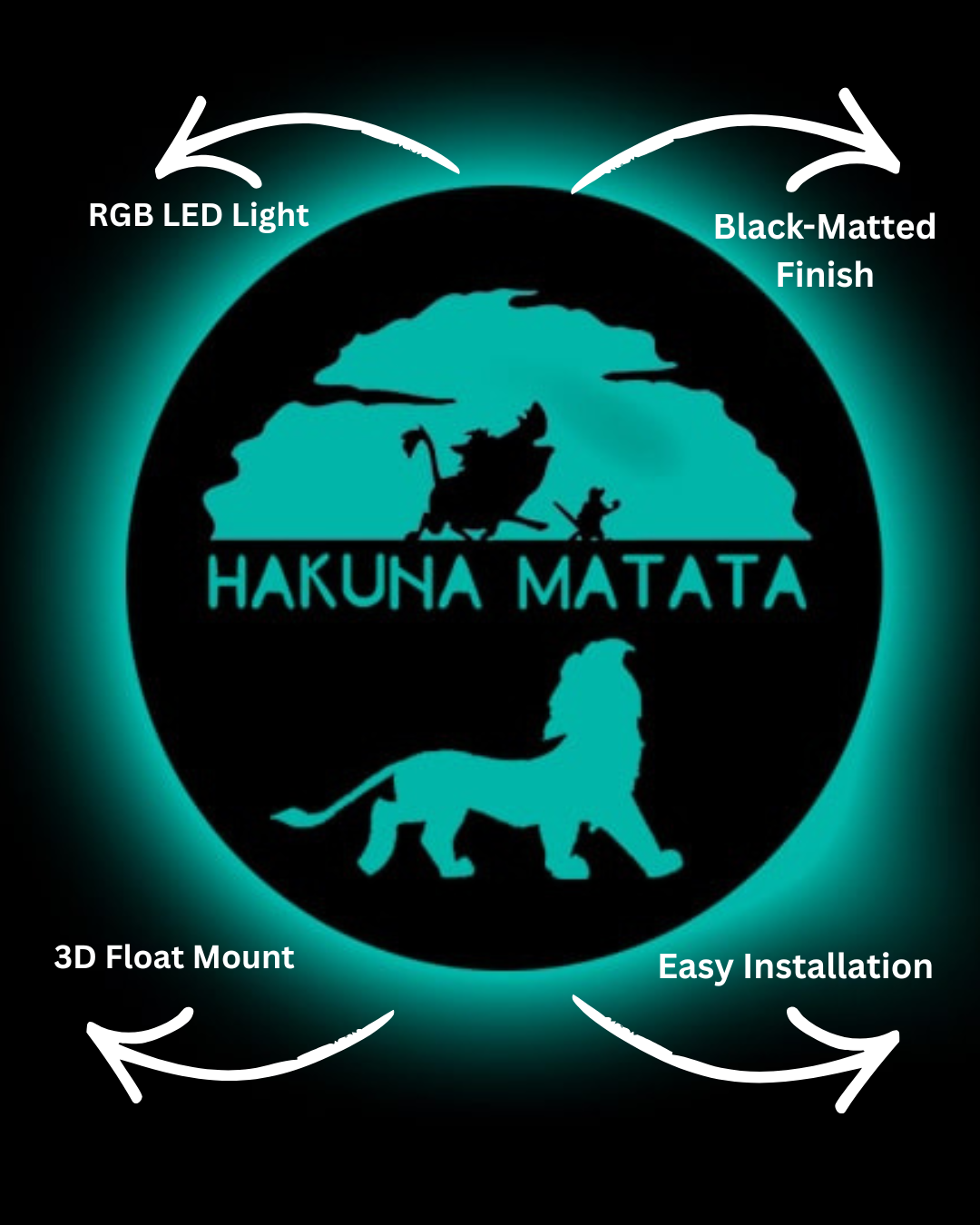 Hakuna Matata LED Wall Décor LED Logo