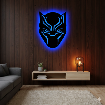Black Panther LED Wall Décor
