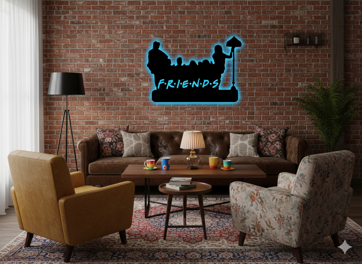 Friends LED Wall Décor