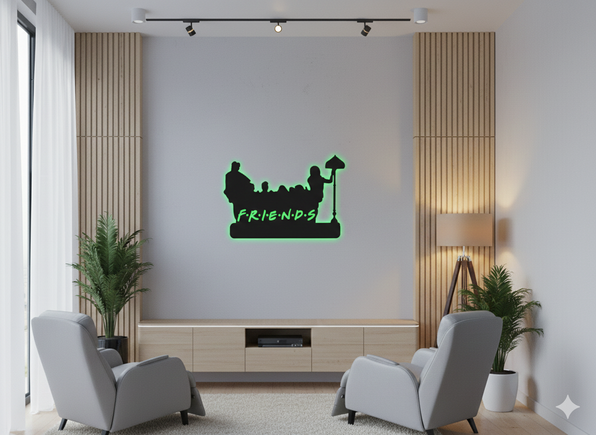 Friends LED Wall Décor