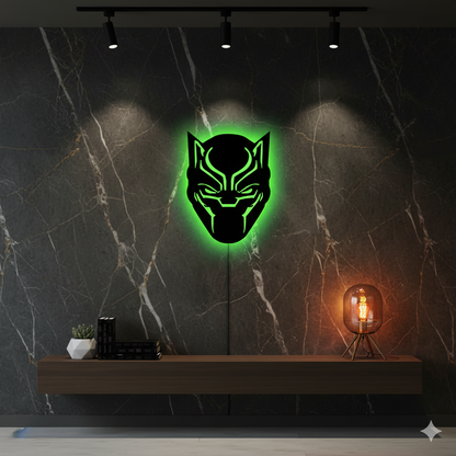Black Panther LED Wall Décor