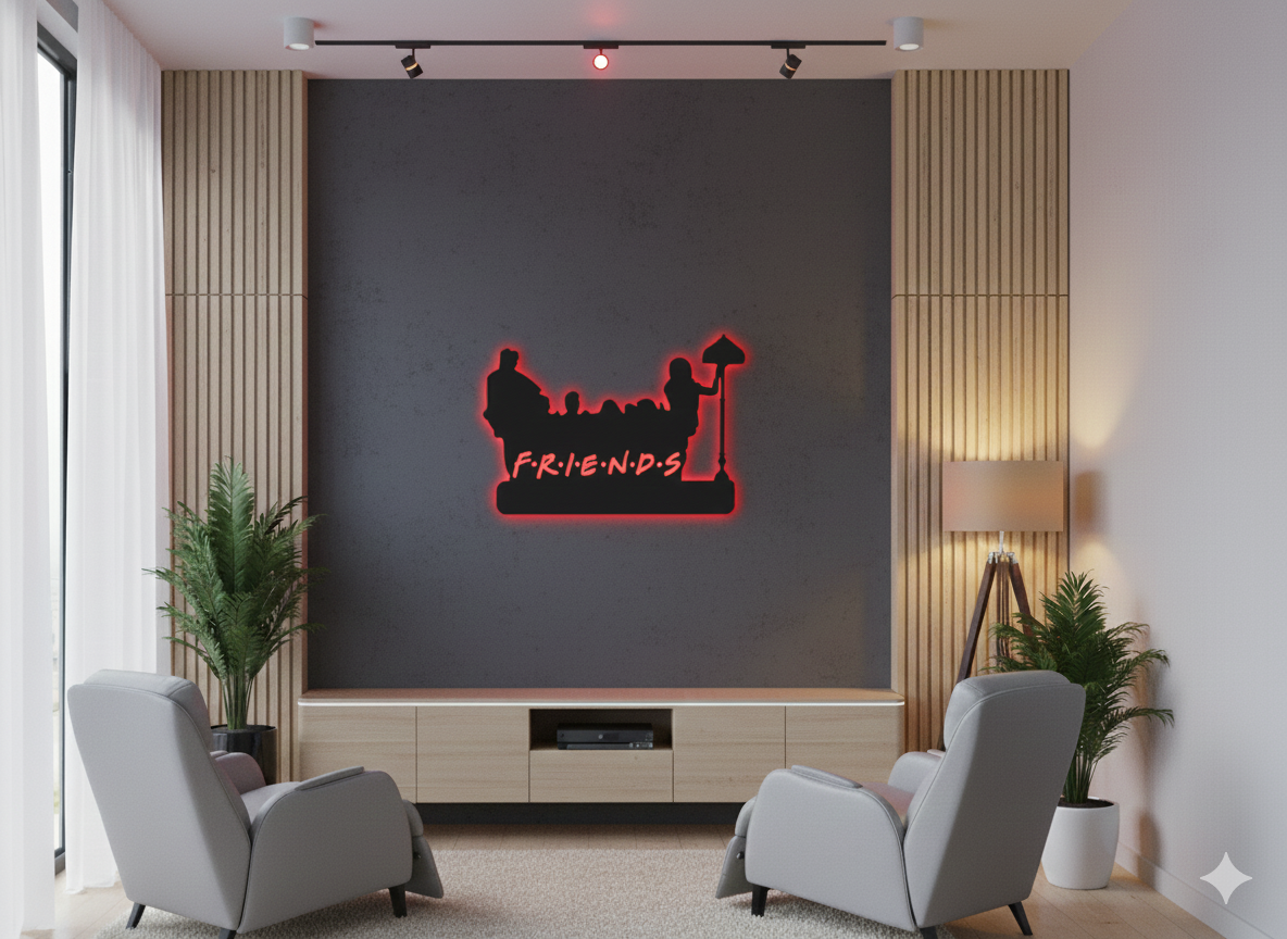 Friends LED Wall Décor