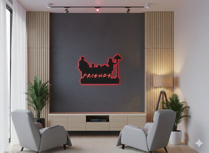 Friends LED Wall Décor