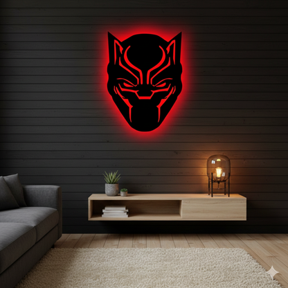 Black Panther LED Wall Décor