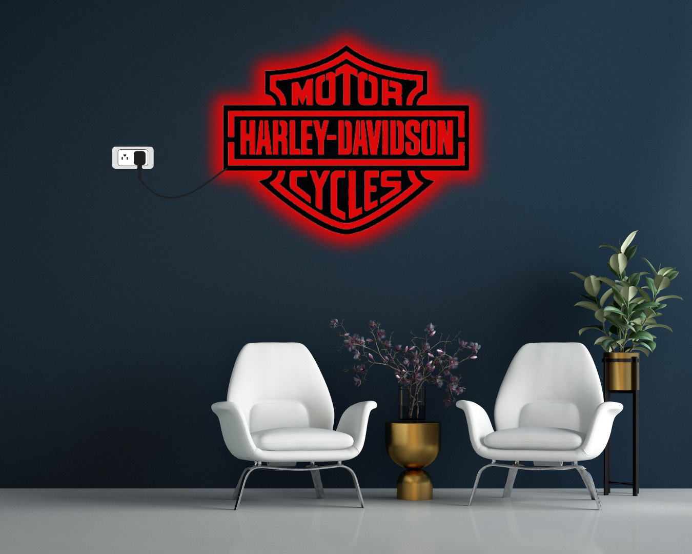 Harley-Davidson LED Wall Décor