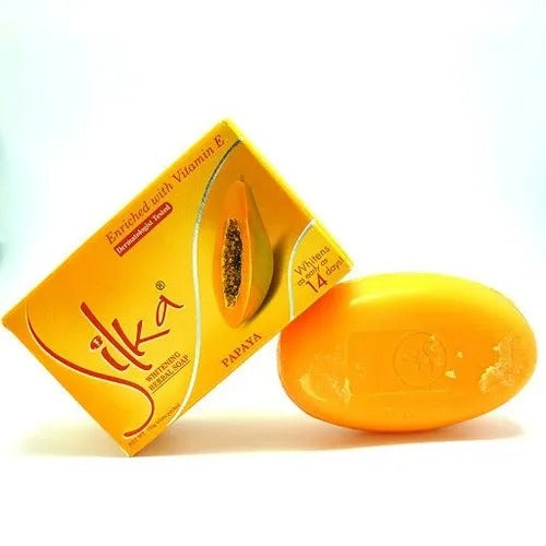 SILKA Pure Papaya Face Whitening Soap (135 g)