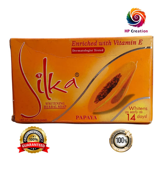 SILKA Pure Papaya Face Whitening Soap (135 g)
