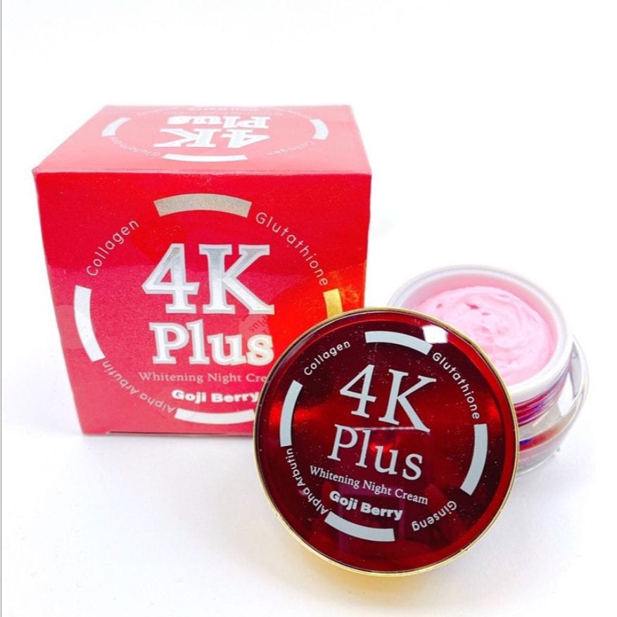 4k Plus Collagen Whitening Night Cream 5x With Guji Berry