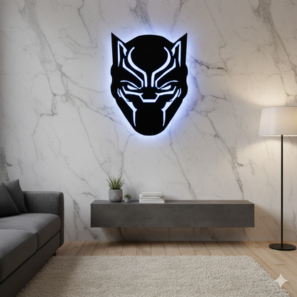 Black Panther LED Wall Décor