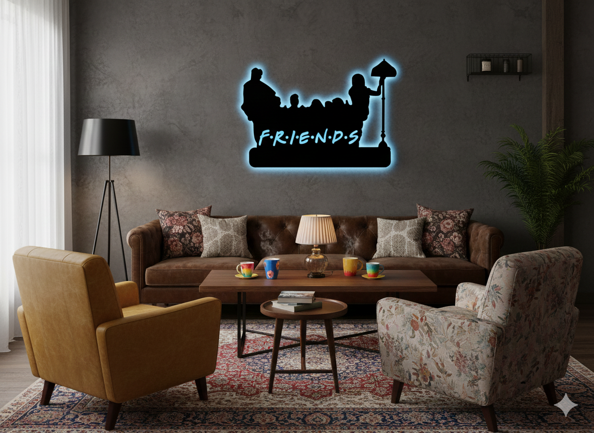 Friends LED Wall Décor
