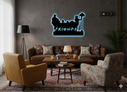 Friends LED Wall Décor