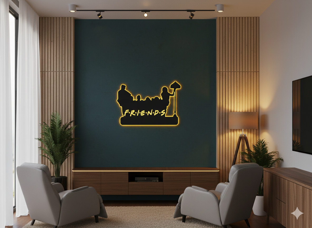 Friends LED Wall Décor