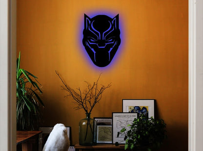 Black Panther LED Wall Décor