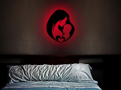 Mom Love LED Wall Décor