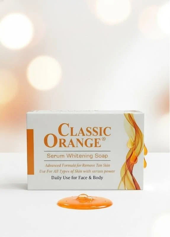 Classic Orange Serum Whitening Soap For Face & Body