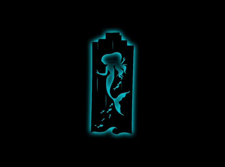 Water Angel LED Wall Décor