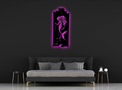 Water Angel LED Wall Décor