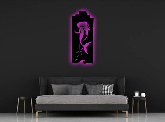 Water Angel LED Wall Décor
