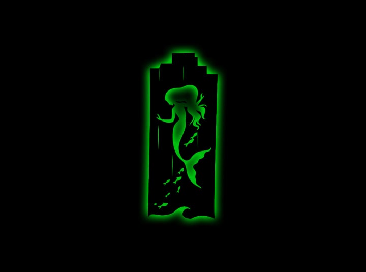 Water Angel LED Wall Décor