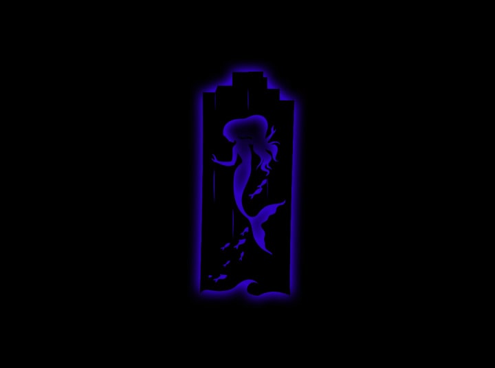Water Angel LED Wall Décor